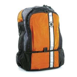  Dadgear Retro Stripe Backpack (Orange)   TinyRide 
