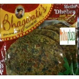 Methi Dhebra (Gujarati Millet Bread) 5pc 285 Gram  Grocery 