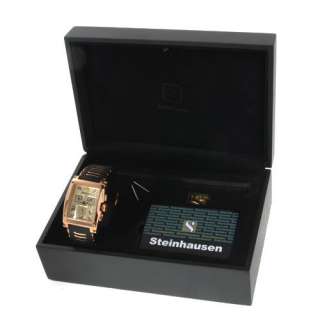 STEINHAUSEN tw531rg Gentlemens Watch   Retail $750  