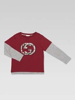 Gucci   Toddlers & Little Boys GG Check Tee