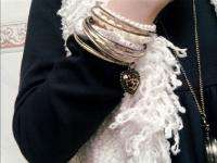 13 in1 Fashion Circle Leopard Pearl Bangle Bracelet  