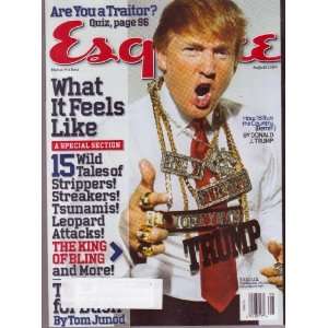   * Magazine Featuring, How Id Run the Country Better by DONALD TRUMP