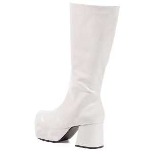 Lets Party By Ellie Shoes Simmons (White) Adult Boots / White   Size 