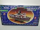 LINDBERG 1/87 SCALE DIESEL TUG BOAT COMPATIBLE W/ HO PLASTIC MODEL KIT 