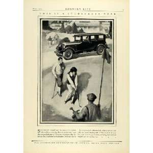  1925 Ad Studebaker America Harry Slater Vintage Golf 