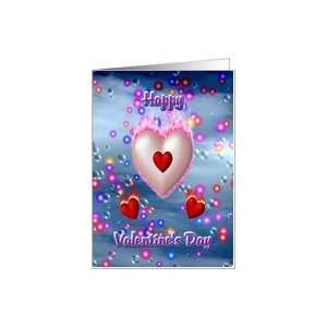  Hearts A Fire   Happy Valentines Card Health & Personal 