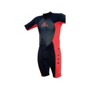  Hobie Shorty Wetsuit 2mm Black/Red   MD