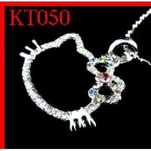  Hello Kitty Necklace Pendant Charm Chain Pins Emblem Kt 