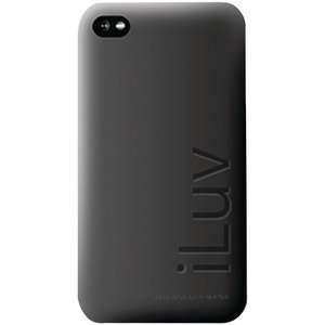  New High Quality ILUV ICC724BLK IPHONE 4 SILICONE CASE 