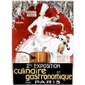 Exposition Culinaire et Gastronomique de Paris by Unknown 16.50X22.50 