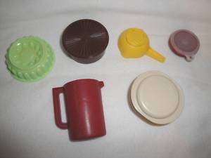 Vintage Lot Tupperware Magnets Pitcher Strainer Jello +  