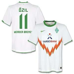  10 11 Werder Bremen Away Jersey + + Ozil 11 (Fan Style 