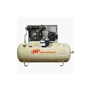   30 Electric Driven Two Stage Horizontal Air Compressor   120 Gallon