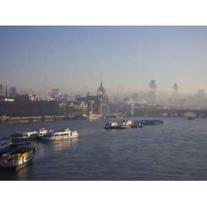  Morning Fog Hangs over St. Pauls Cathedral and the City of London 