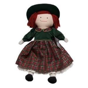  Madeline 18 Christmas Doll ~ Green & Red Velvelt/Taffeta 