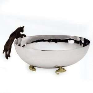 Michael Aram Cat and Mouse Collection Cat and Mouse Serving Bowl 9 