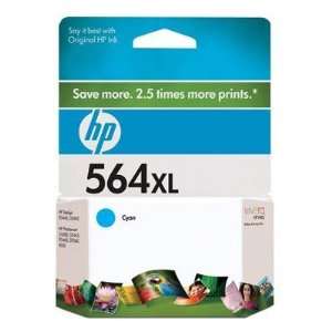  New HP 564XL Cyan Ink Cartridge   HPCB323WN Electronics