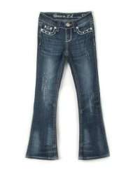 Grace in L.A. Girls Bling Embellished Bootcut Denim Jeans