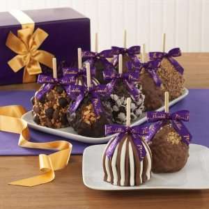 Gift Collection of 10 Petite Chocolate and Caramel Gourmet Apples 