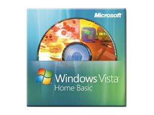 Microsoft Windows Vista 32 Bit Home Basic for System Builders Single 