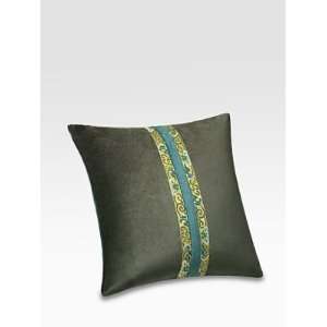  Natori Potola Palace Velvet Accent Pillow   Green
