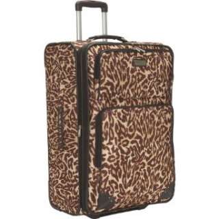  Nicole Miller Luggage Star Leopard 27 Expandable Upright 