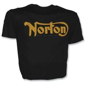  Metro Racing Norton T Shirt , Color Black, Size Lg T107L 