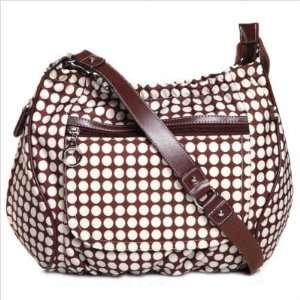  Out and About Diaper Bag in Chocolate on Dots Baby