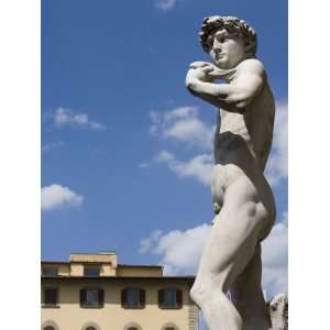  Statue of David, Piazza Della Signoria, Florence, Tuscany 