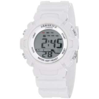 IDENTITY LONDON Womens CO91.28ID Color Digital Chunky White Watch 