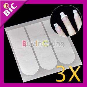 Pack Nail Art French Tips Forms Guides Sticker Fringe  