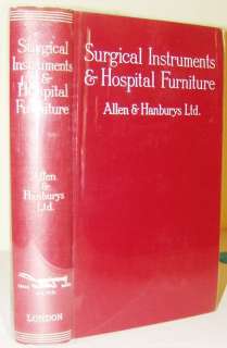 Unlisted Allen & Hanburys Surgical Medical Instrument Cataloge 