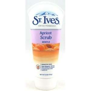 St Ives Apricot Scrub 6 oz. Gentle (3 Pack) with Free Nail File