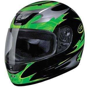  Z1R Stance Vertigo Helmet   Small/Green Automotive