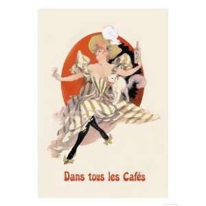 Dans Tous les Cafes Quinquina Dubonnet Giclee Poster Print by Jules 