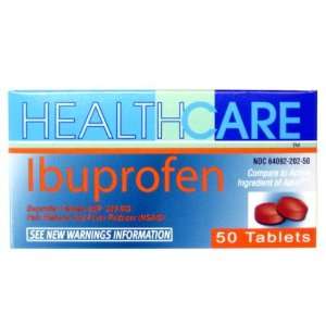  Health Care Ibuprofen 200MG Brown Tabs 50 ct Health 