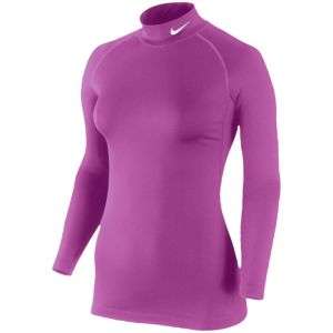 Nike Pro Combat Thermal Mock   Womens   Training   Clothing   Bold 