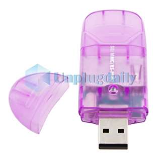 Memory Card Reader Adapter For MMC SD to USB Flash Fast  