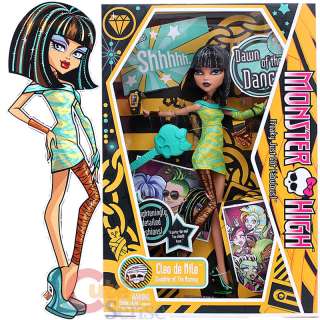 Monster High Dawn of The Dance Cleo De Nile Doll  10 Figure Mummy 