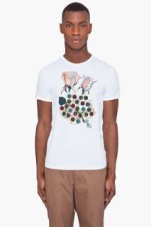 Marc Jacobs White Flower T shirt for men  
