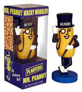 Planters Mr. Peanut Top Hat & Cane Funko Wacky Wobbler Nodder 