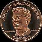 20 1 OZ COPPER COIN RAND PAUL TEA PARTY .999 COPPER ROUNDS INGOT 