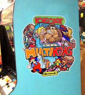 Arcade Double Donkey Kong Kongcade Multikong Multicade Side Art Only 