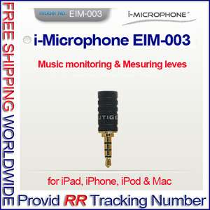 Edutige Music Monitoring Microphone iPhone iPod EIM 003  