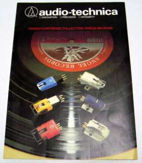 Audio Technica Phono Cartridge CollectionPress Reviews vintage stereo 