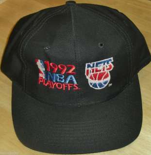   Vintage 1992 NBA PLAYOFFS Snapback hat 90s Derrick Coleman  