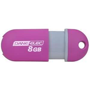    Dane Elec zMate 8GB USB 2.0 Flash Drive (Pink) Electronics