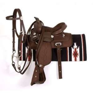  King Series Basic Synthetic Trail Saddle Package 1 Pet 