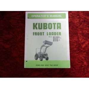 com Kubota Front Loader BF400G/BE500/+ OEM OEM Owners Manual Kubota 