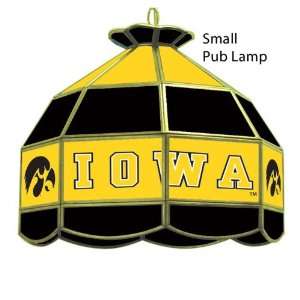    NCAA Iowa Hawkeyes Stained Glass Swag Lamp